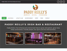 Tablet Screenshot of paddys.ch