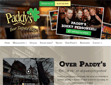 Tablet Screenshot of paddys.nl